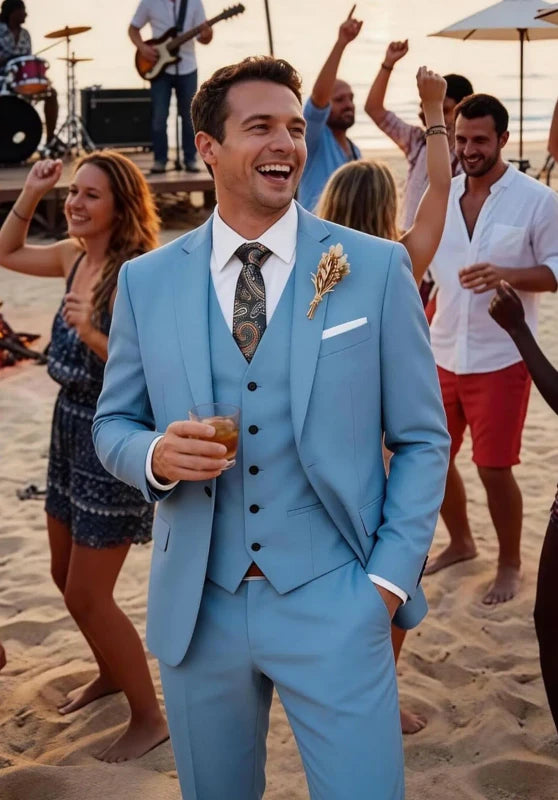 Men's Tuxedo Suit Elegant Slim Fit for Evening Gala