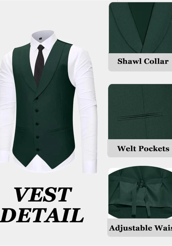 Double Breasted Men's Tuxedo Suit Set