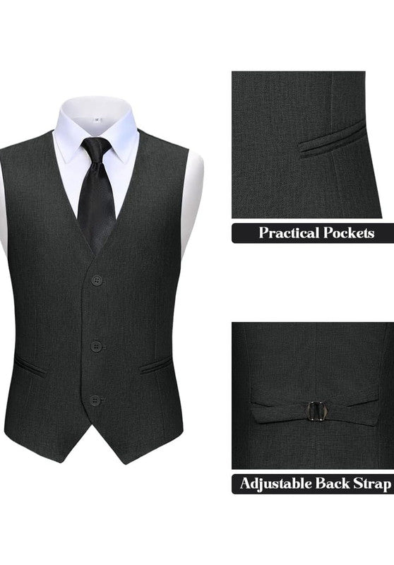 Boys linen 3 piece suit