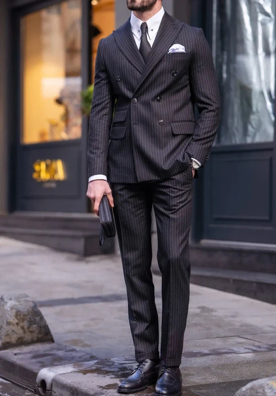 mens stripe suit