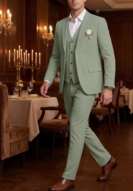 Men Linen Suit