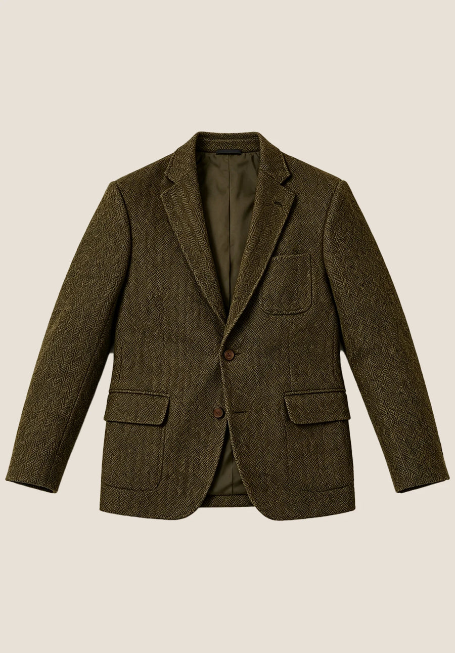 Men's herringbone jacket