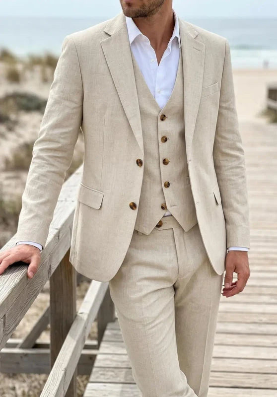 Men Linen Suit