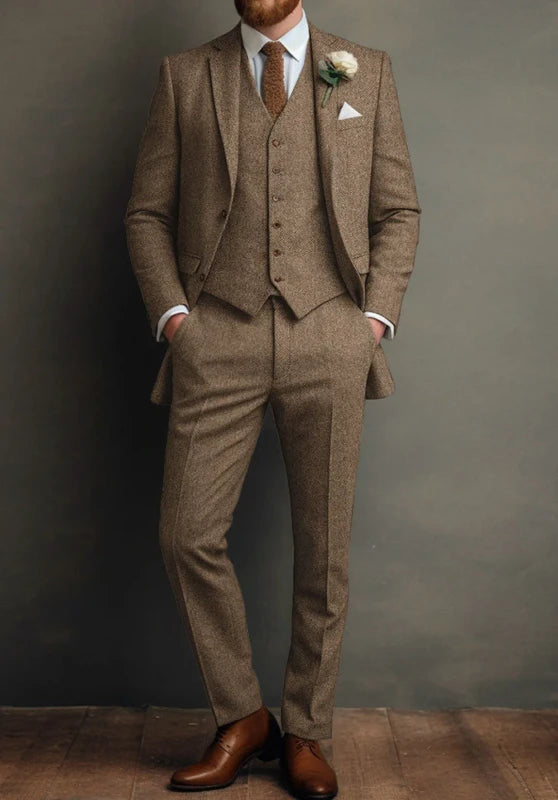 mens tweed suit