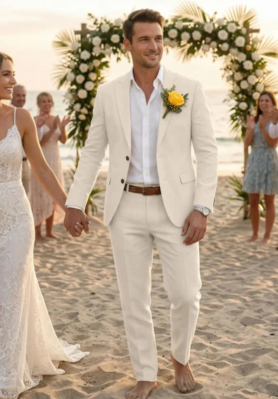 Men Linen Suit