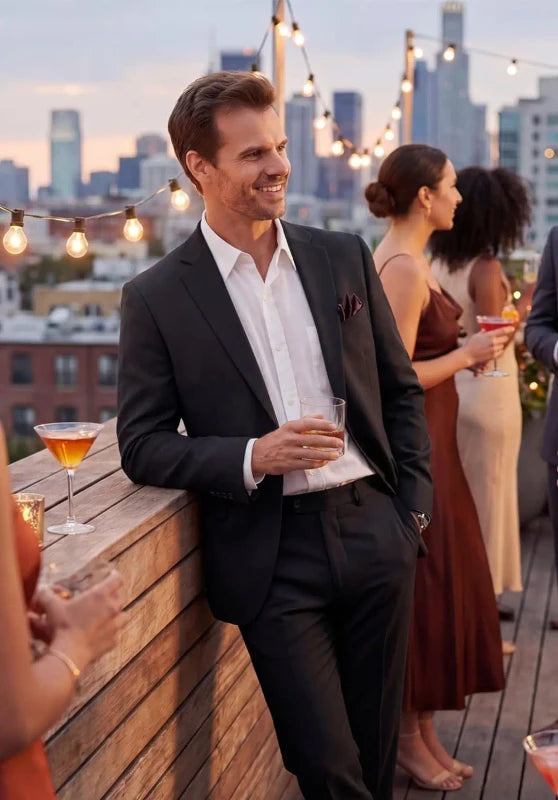Men Linen Suit