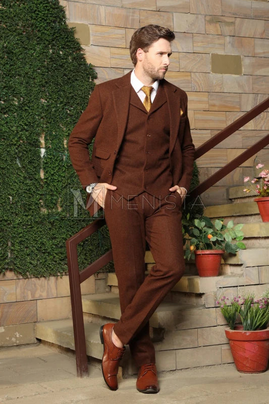 mens tweed suit