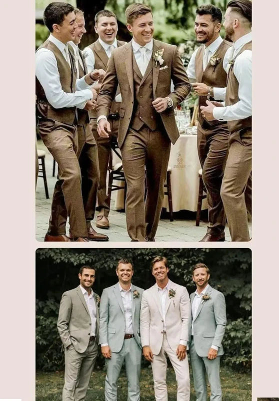 Men Linen Suit