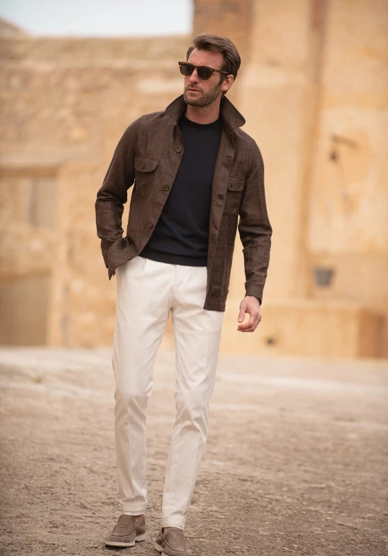 men's linen jacket