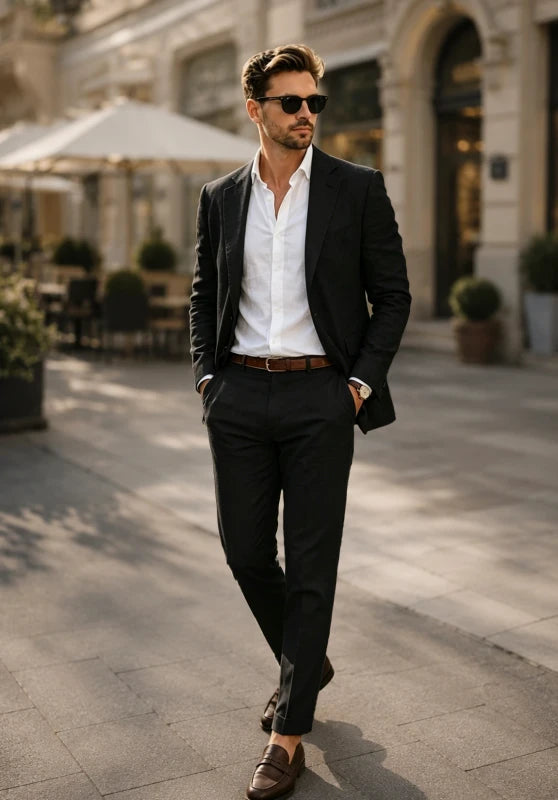 Men Linen Suit