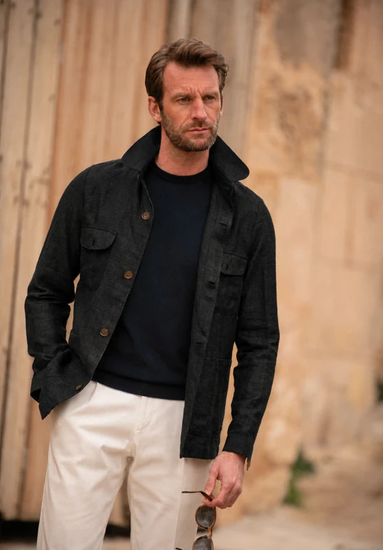 men's linen jacket