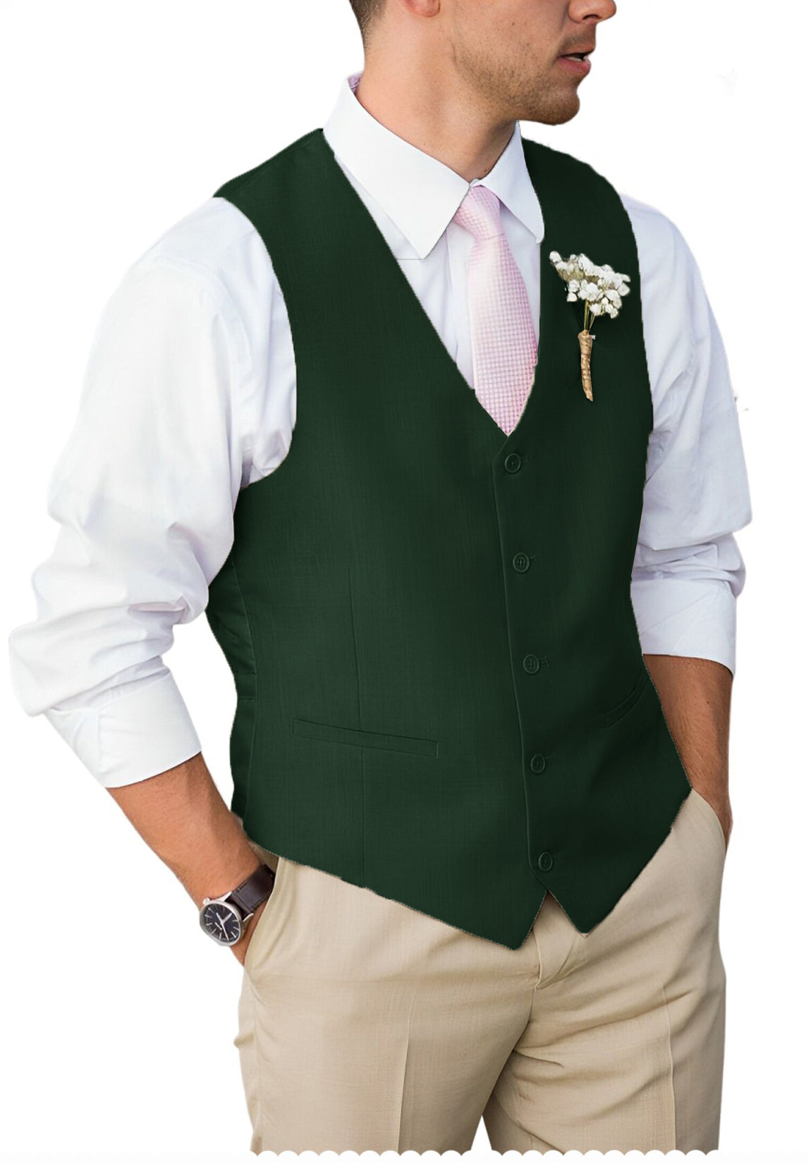 Men's suit vest