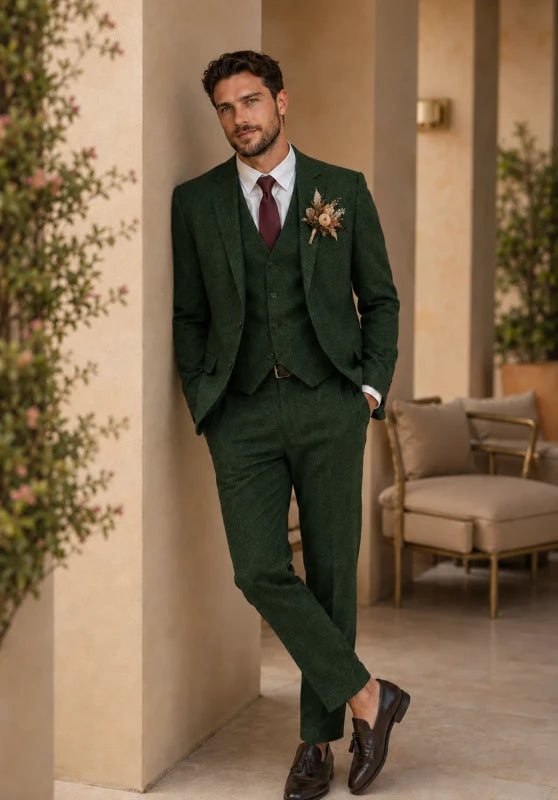 mens tweed suit