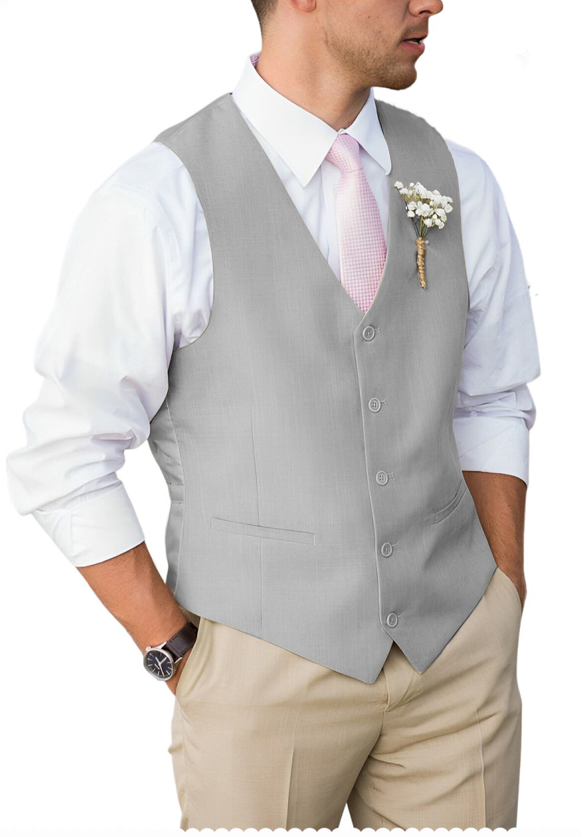 Men's suit vest