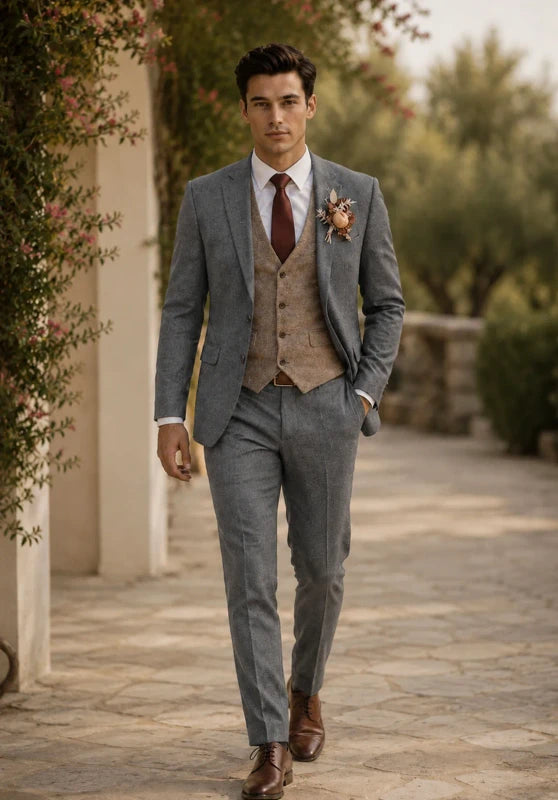 mens tweed suit