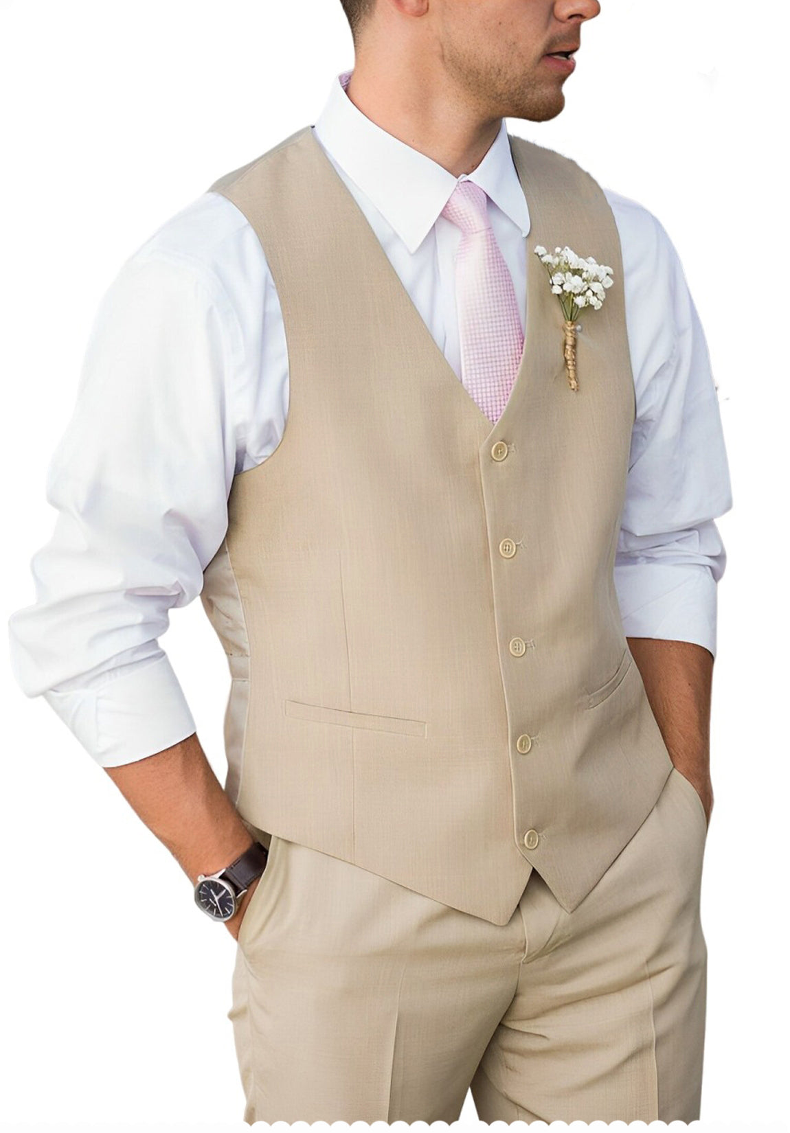 Men's suit vest