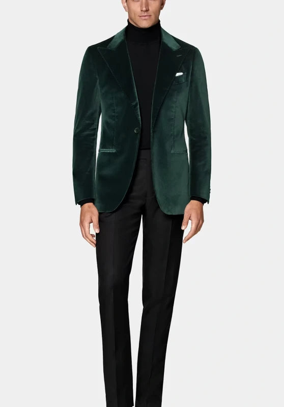 Men's velvet jacket