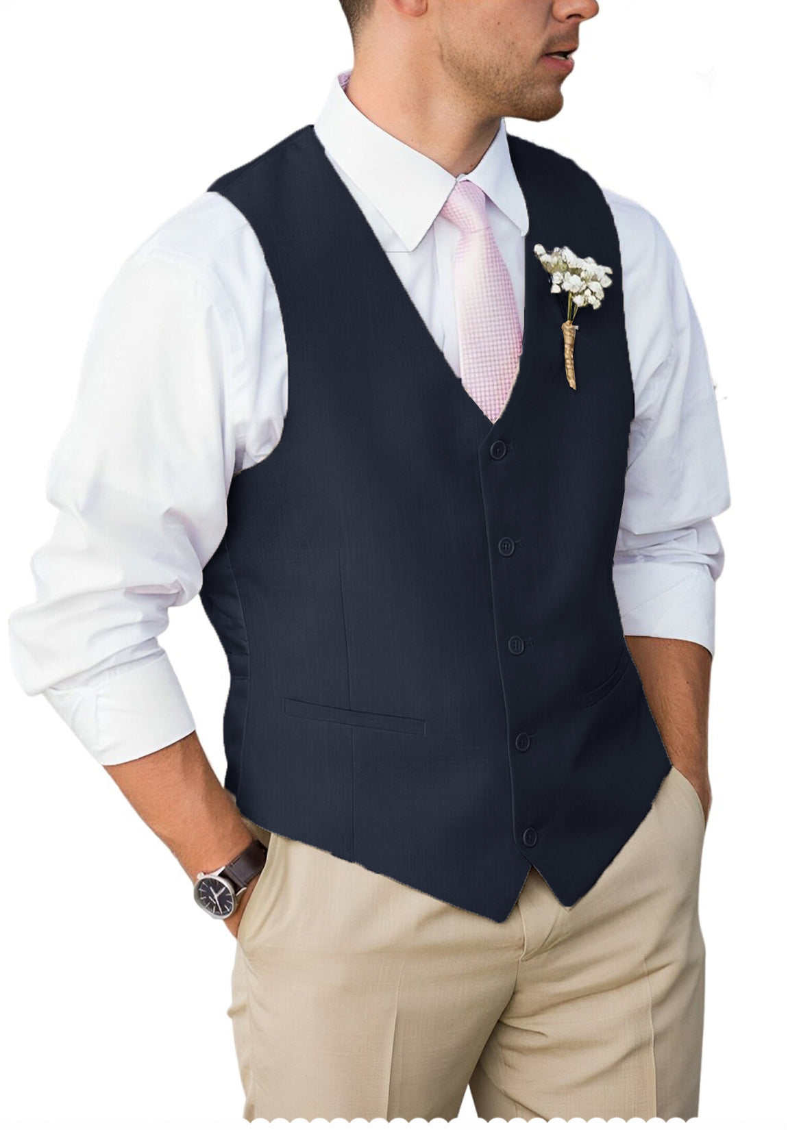 Men's suit vest
