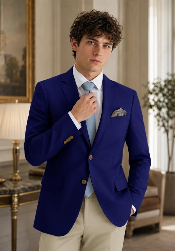 Men's Royal Blue Blazer Jacket