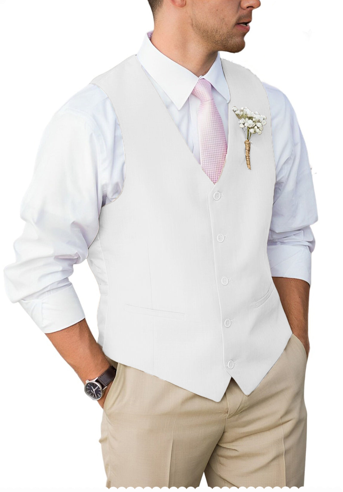 Men's suit vest