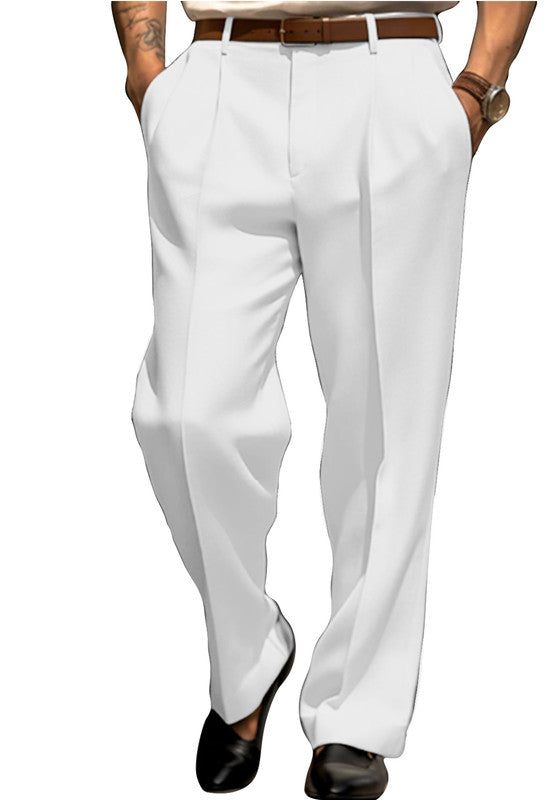 Men's suit pants white