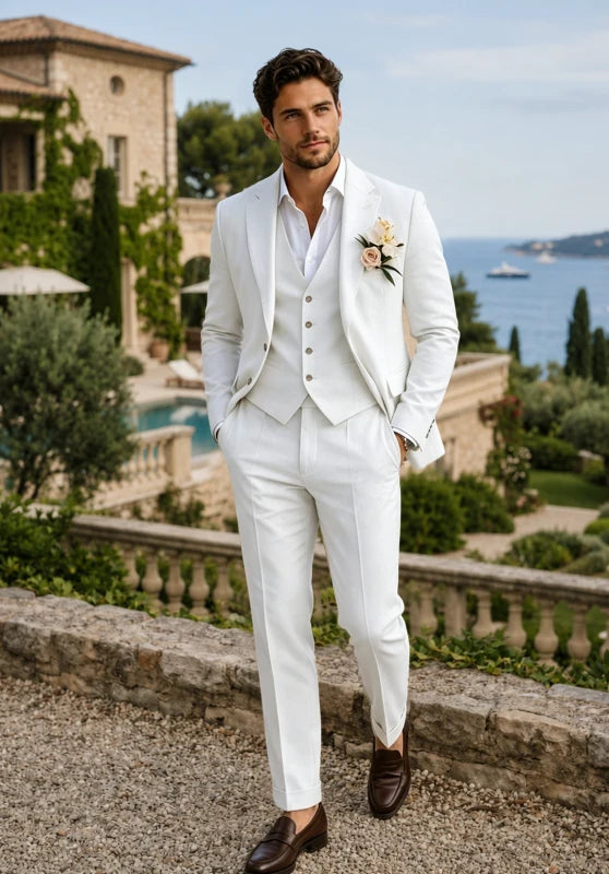 Men Linen Suit