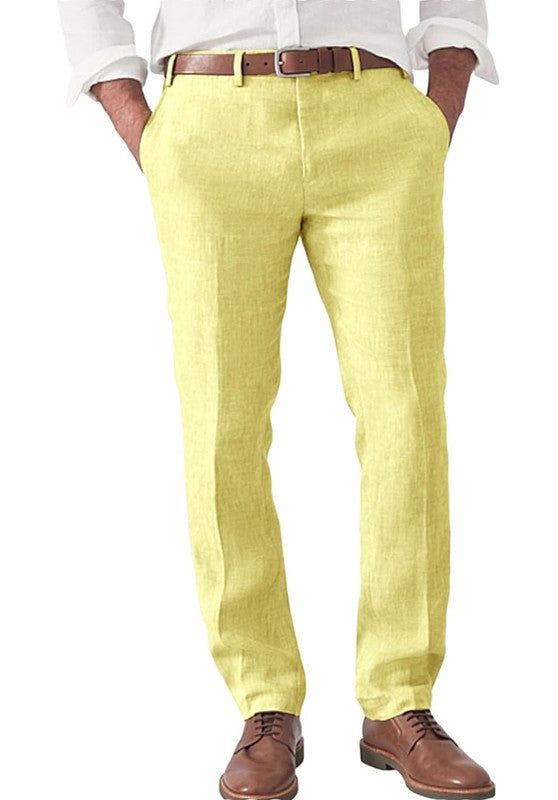 men linen pants