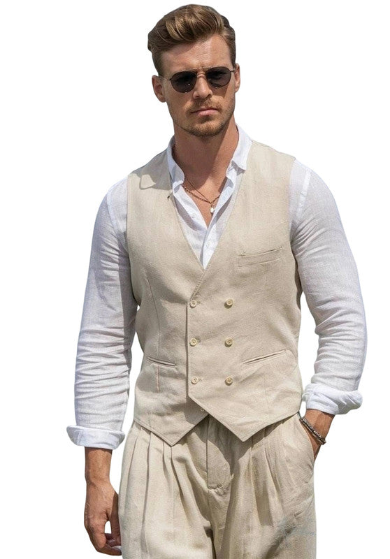 Men's Linen vest