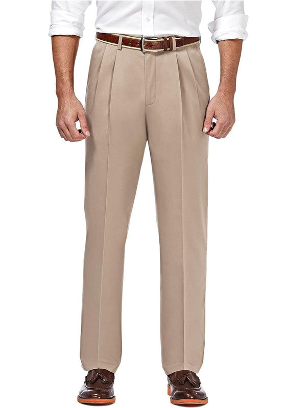 men beige dress pants