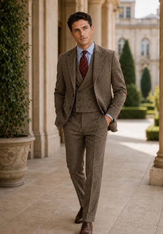 mens tweed suit