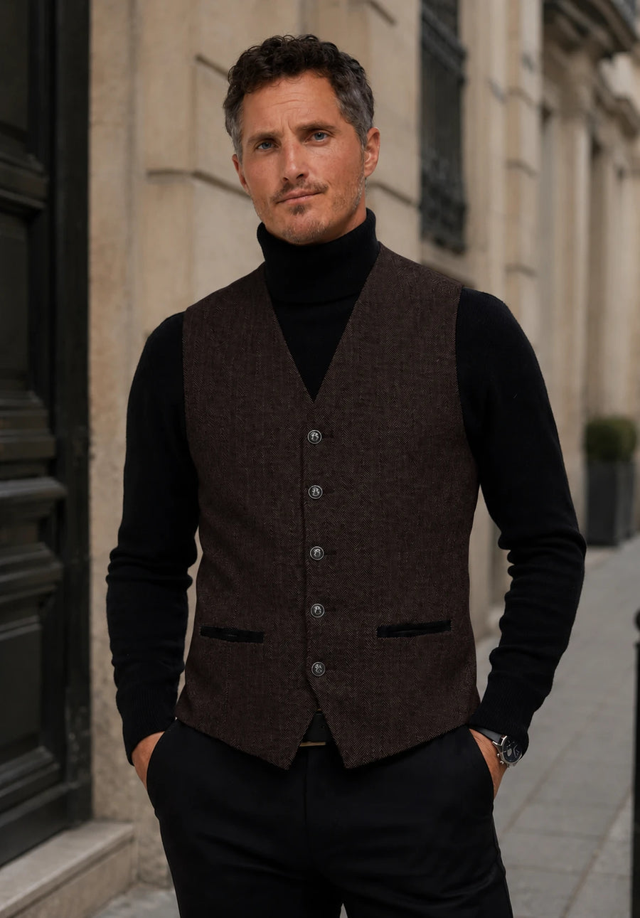 Men's coffee vest