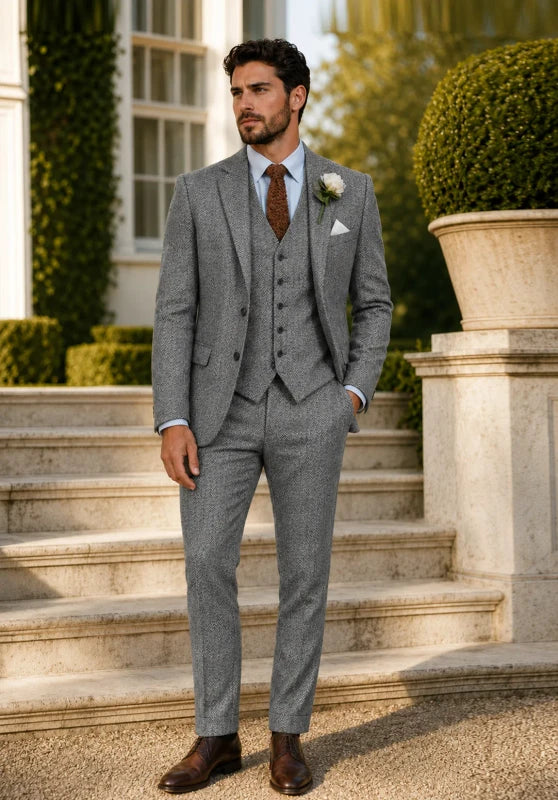 mens tweed suit