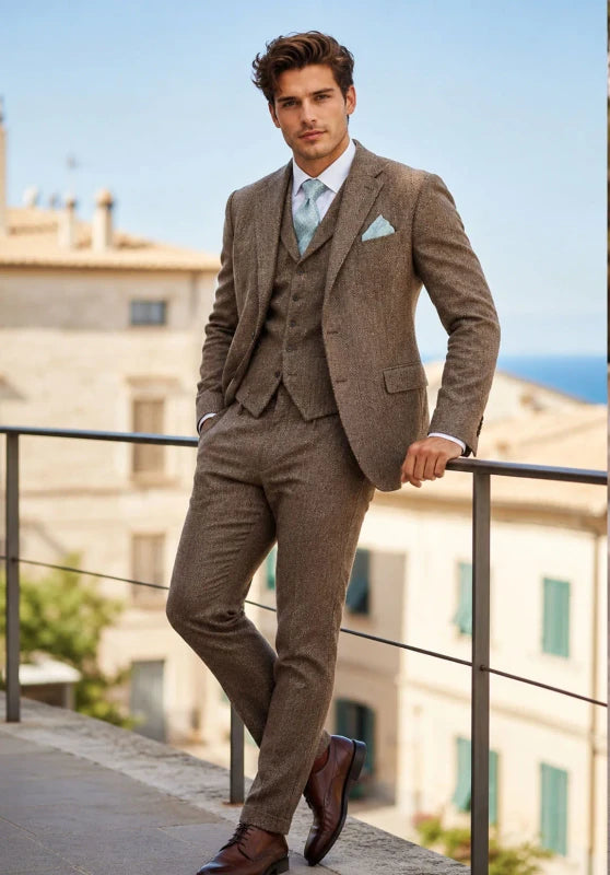 mens tweed suit