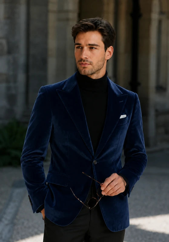 Men's velvet jacket