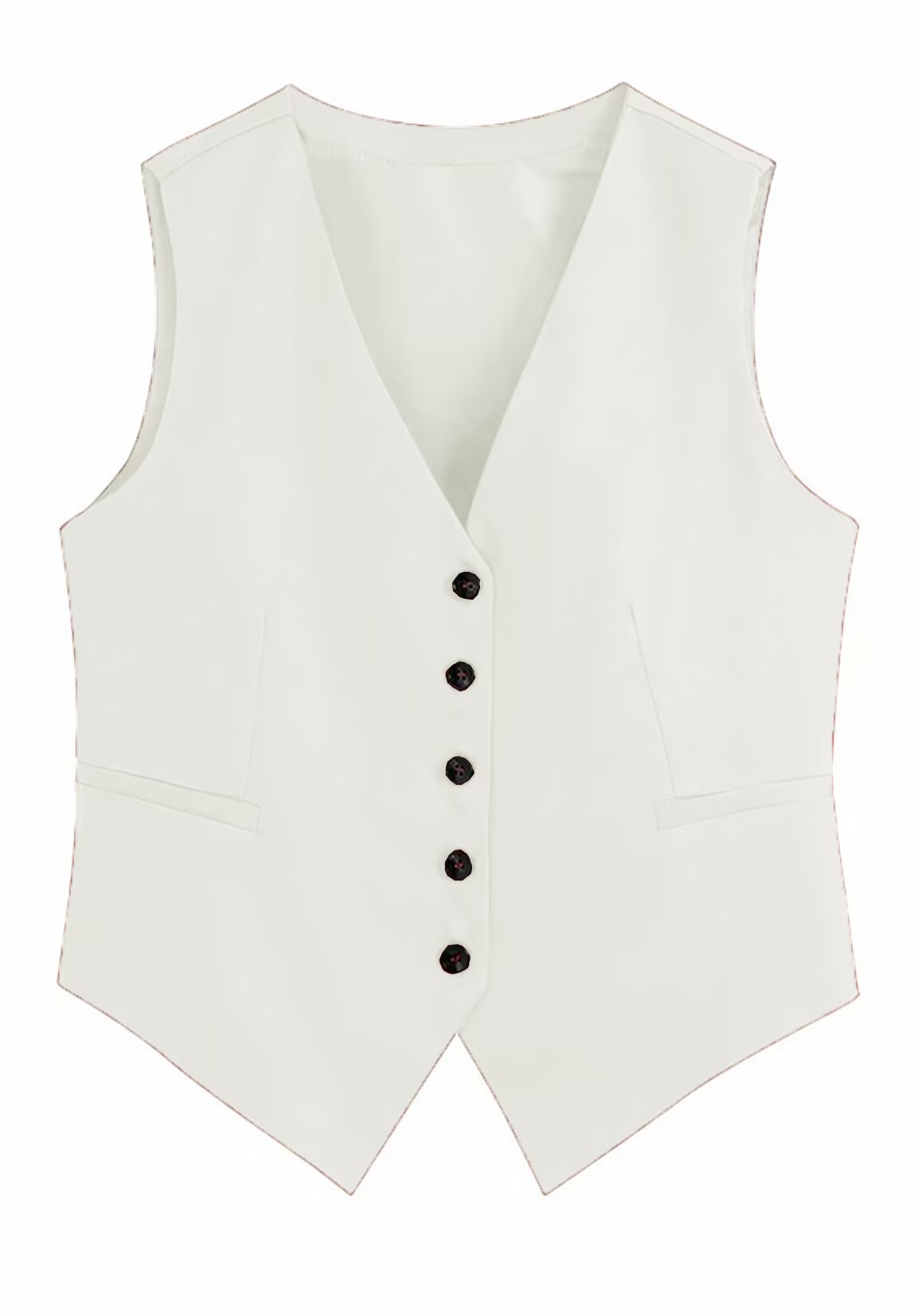 Women's ivory vest