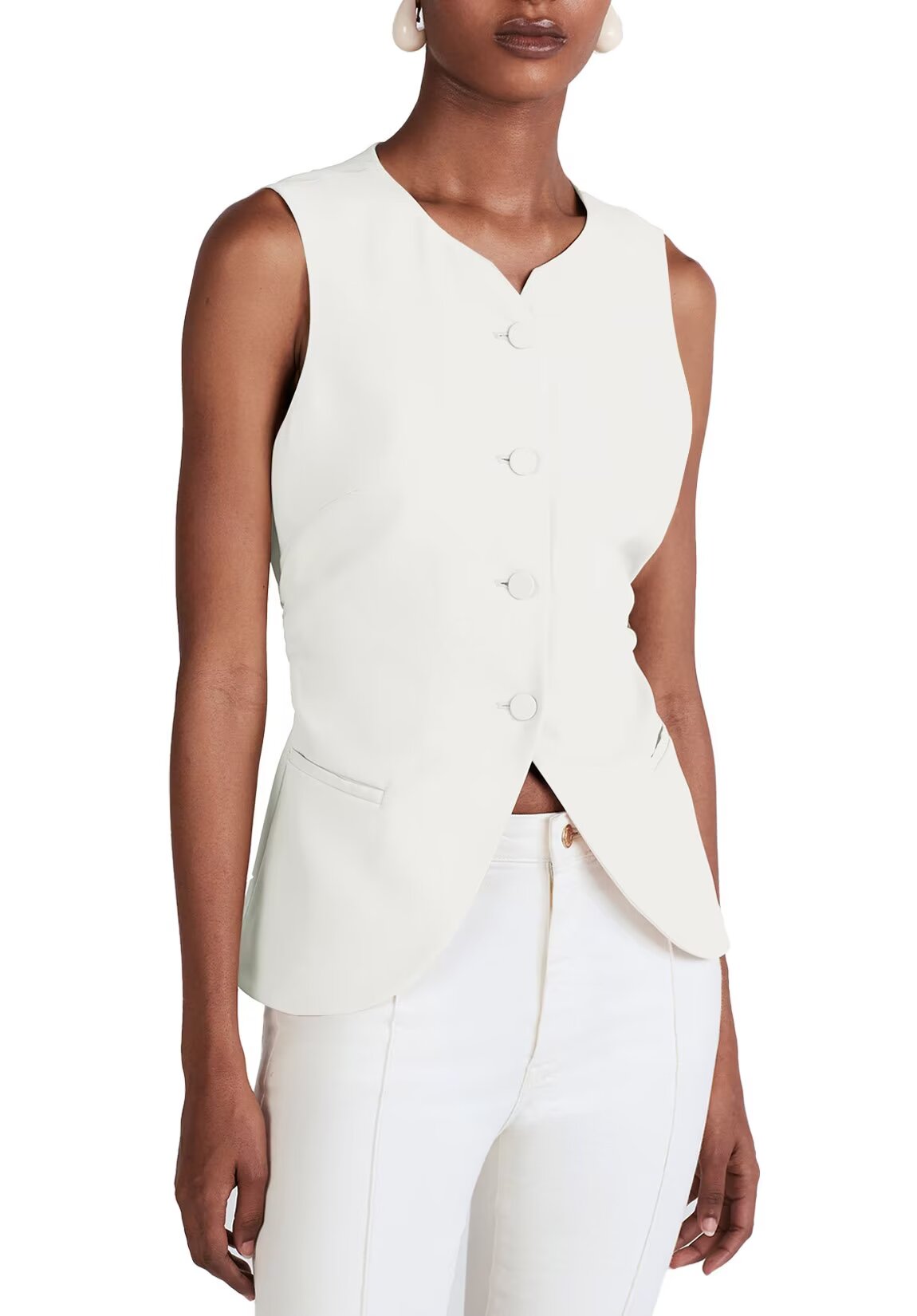 Women's ivory vest