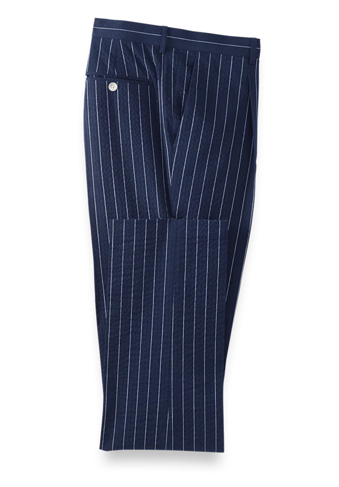Men's Navy Trousers £¬ Flat Lay View