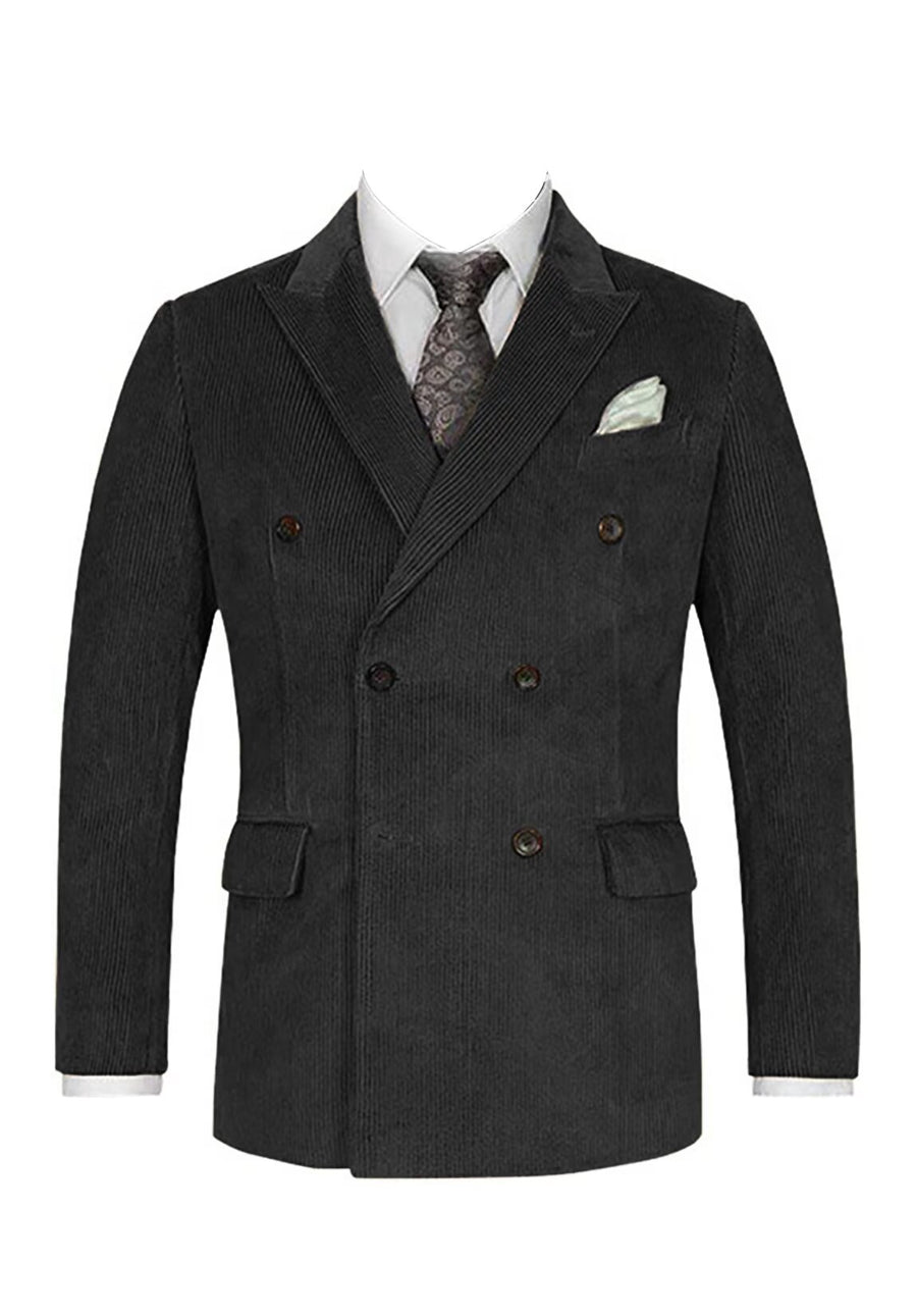 Men's black corduroy jacket