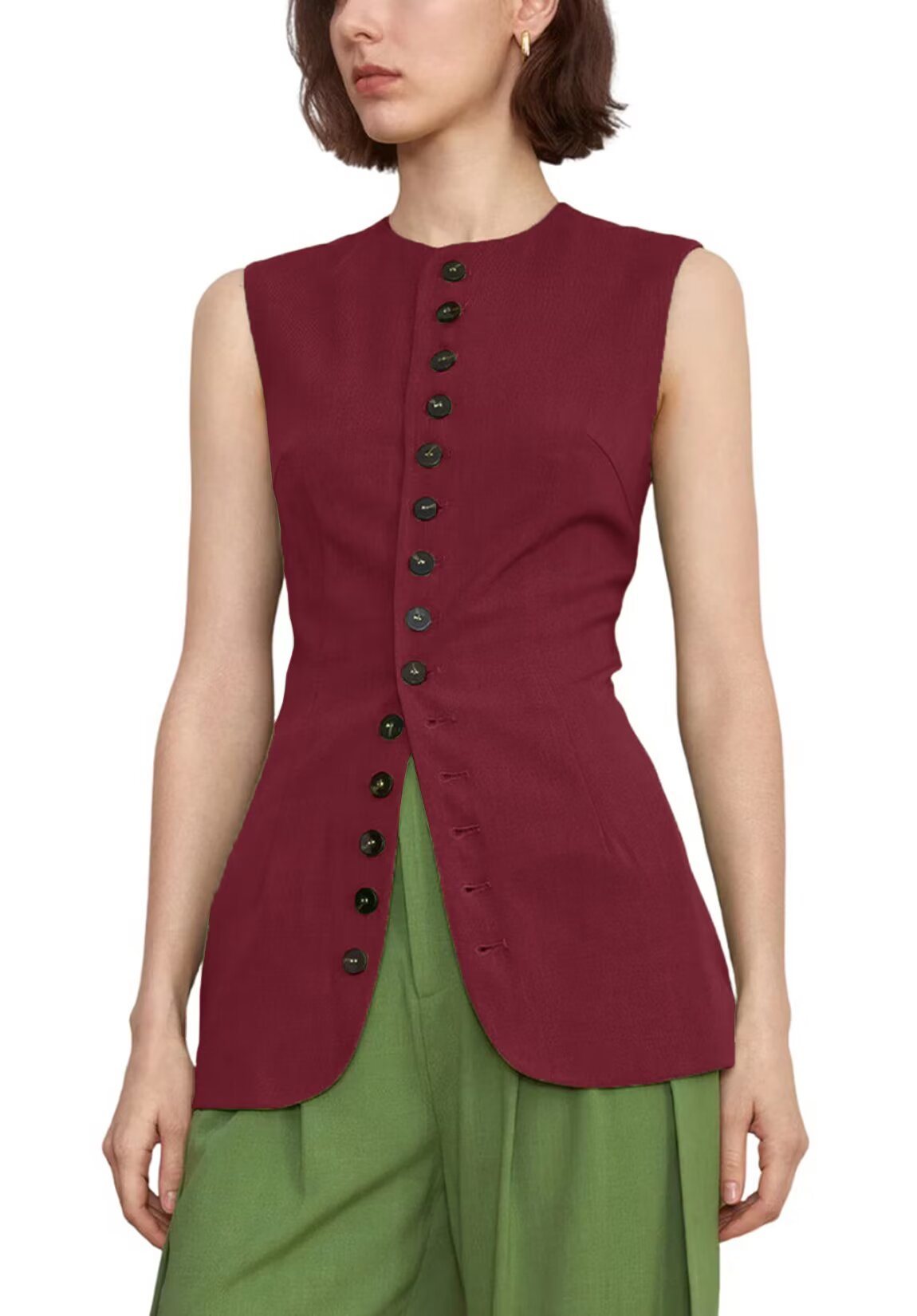 Women's red vest