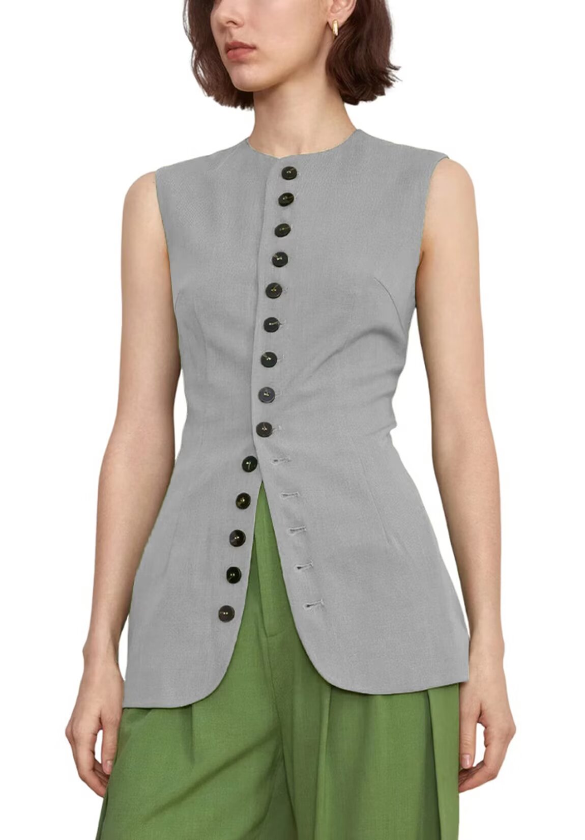 Women's grey vest