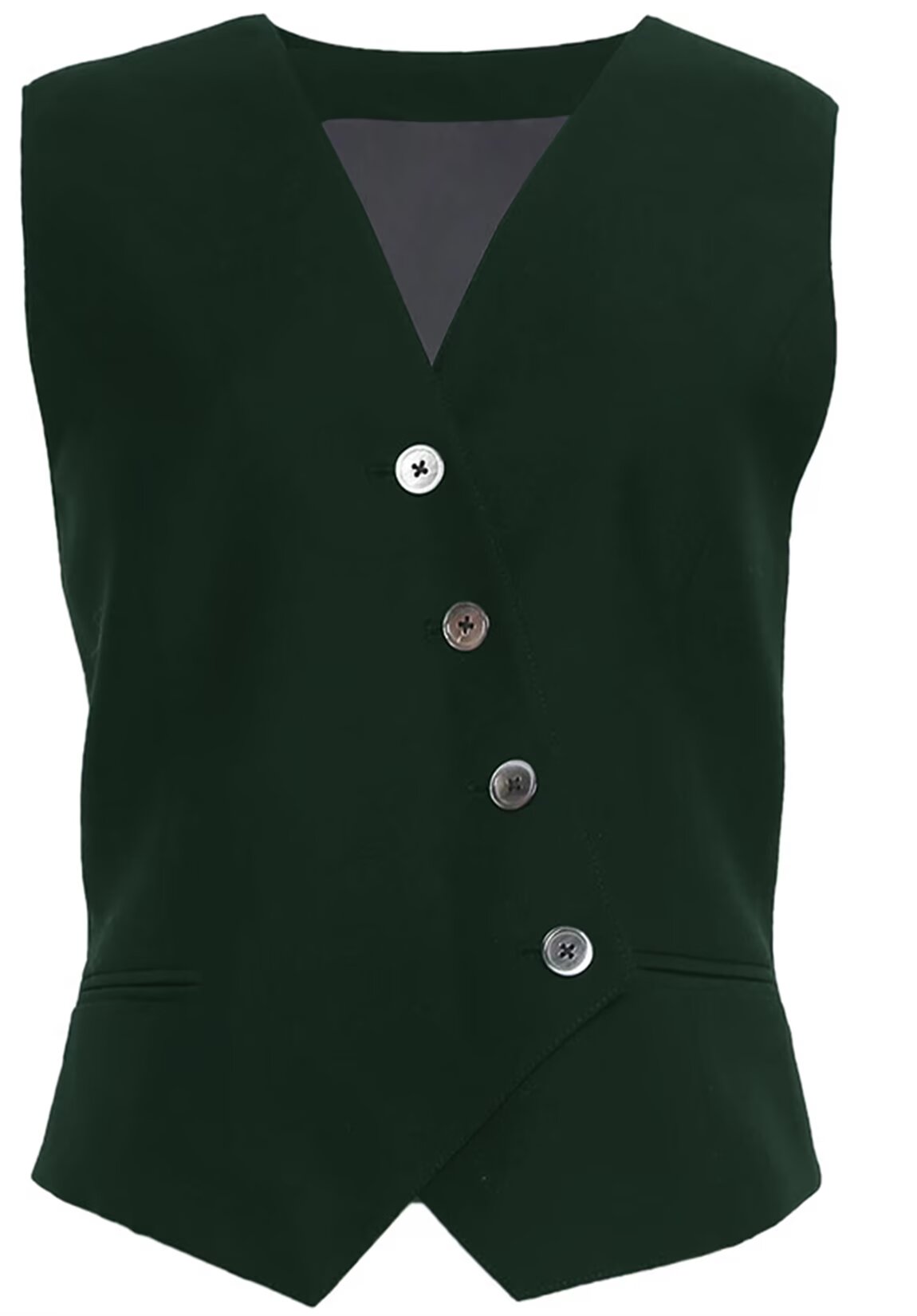 Women's green vest