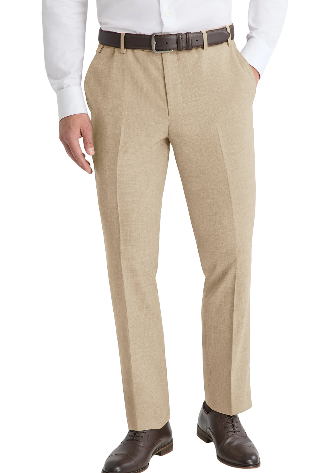 Men Linen Pants Khaki