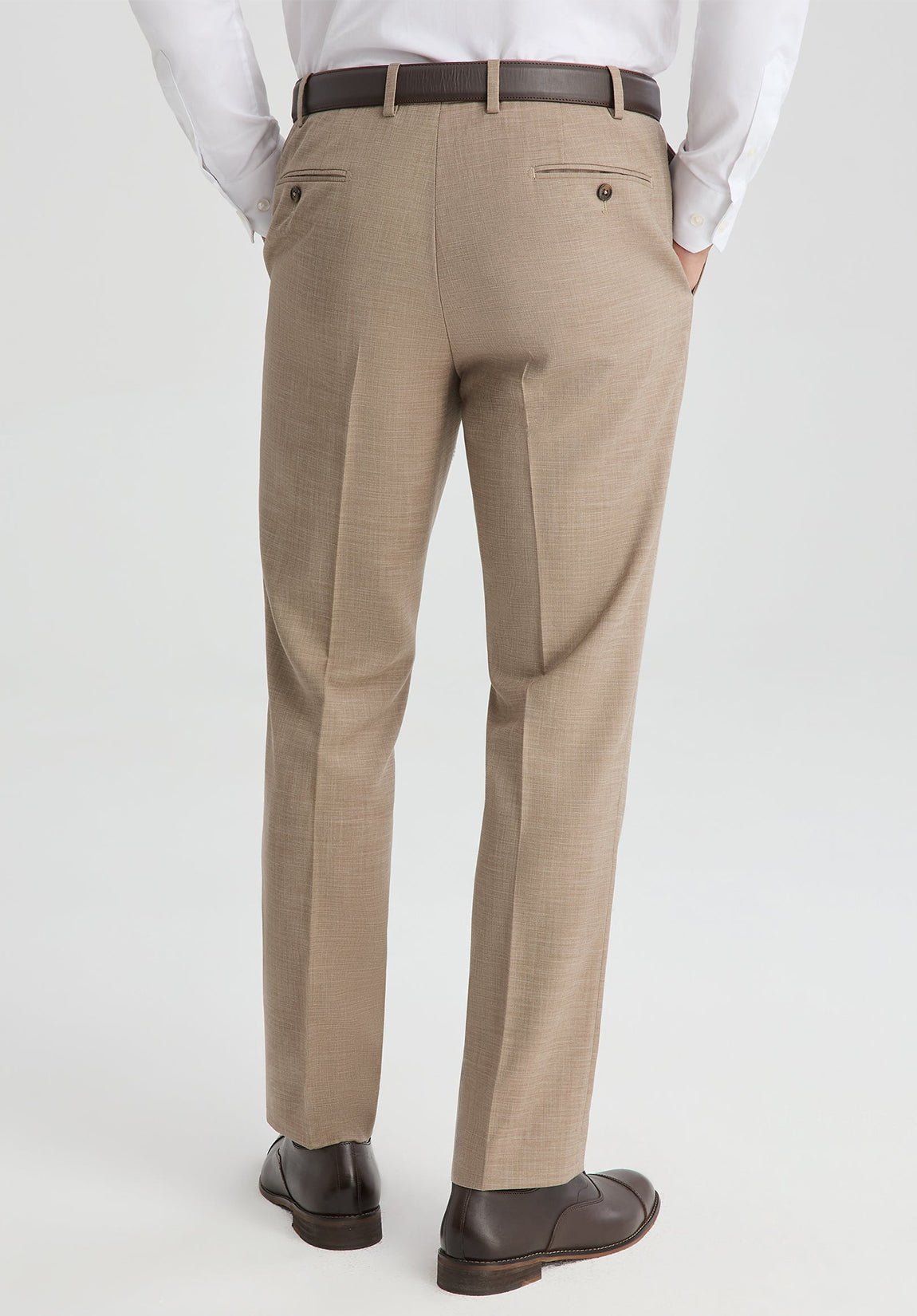 men khaki pants pants back view formal style
