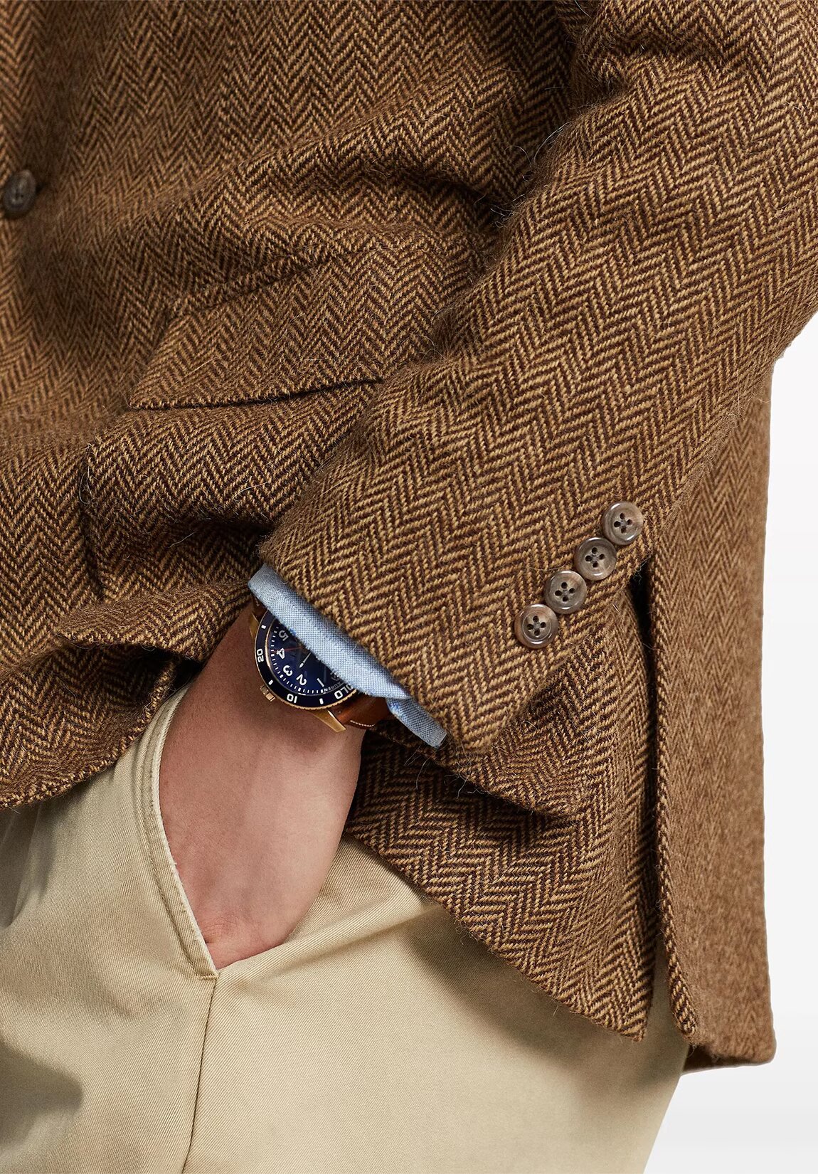 Men Tweed Jacket