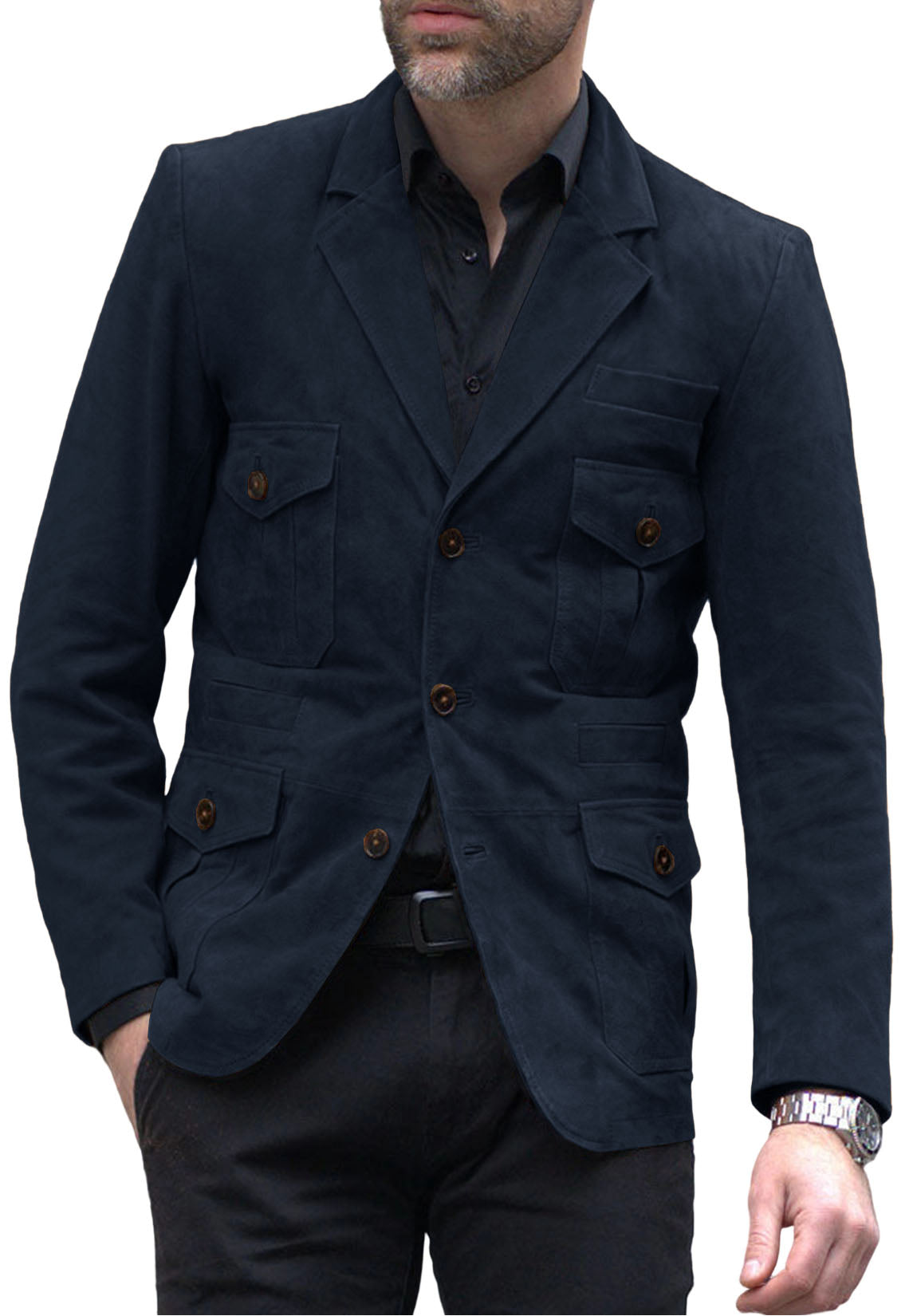 men suede jacket