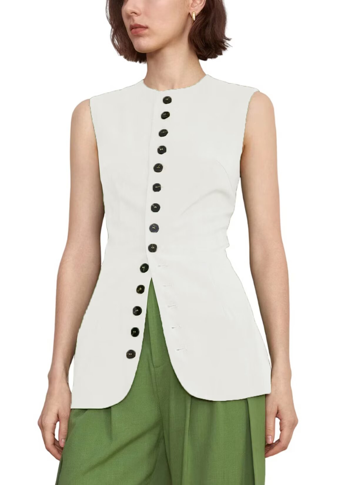 Women's ivory vest