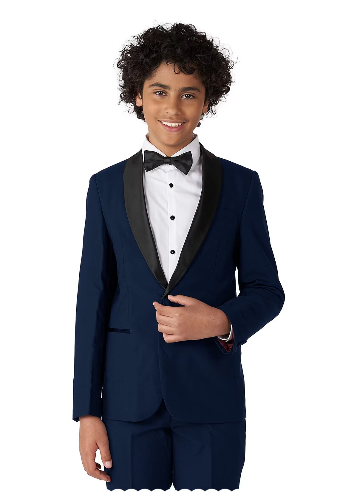 DRAHANCE Boys Suit -Regular Fit 2-Piece Gentleman Wedding Banquet Dress,White,Size 2T