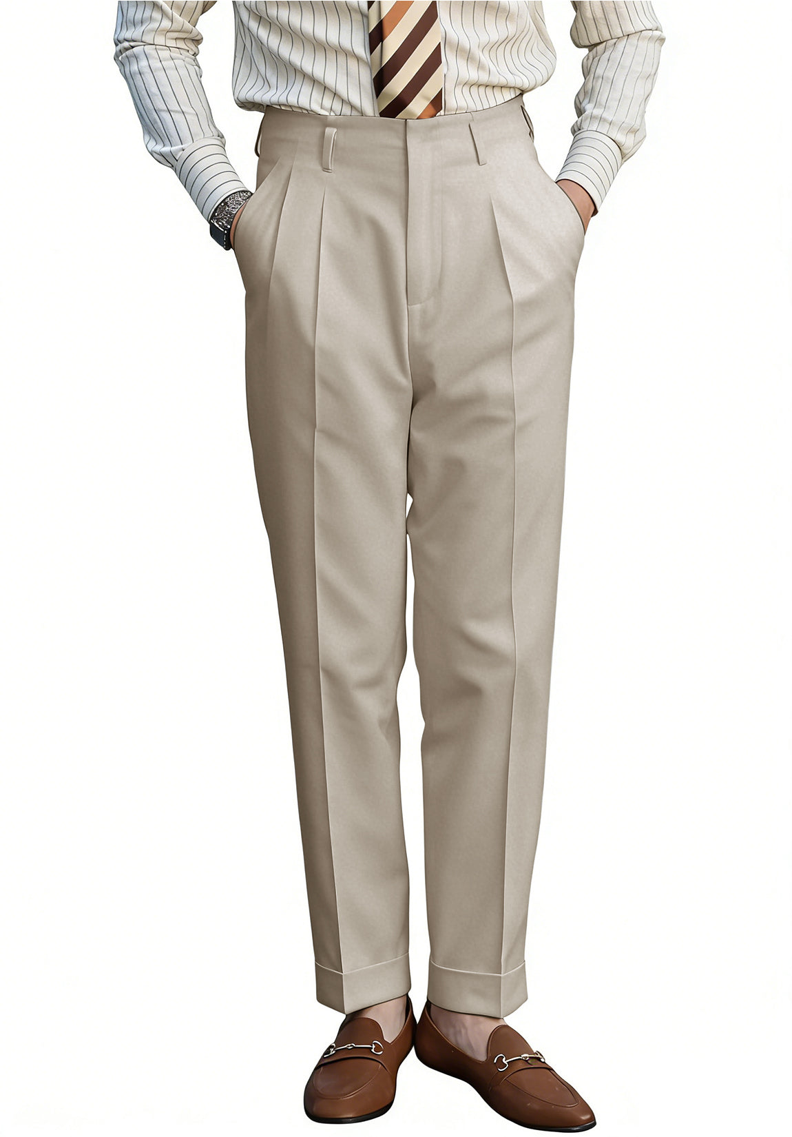 men khaki dress pants