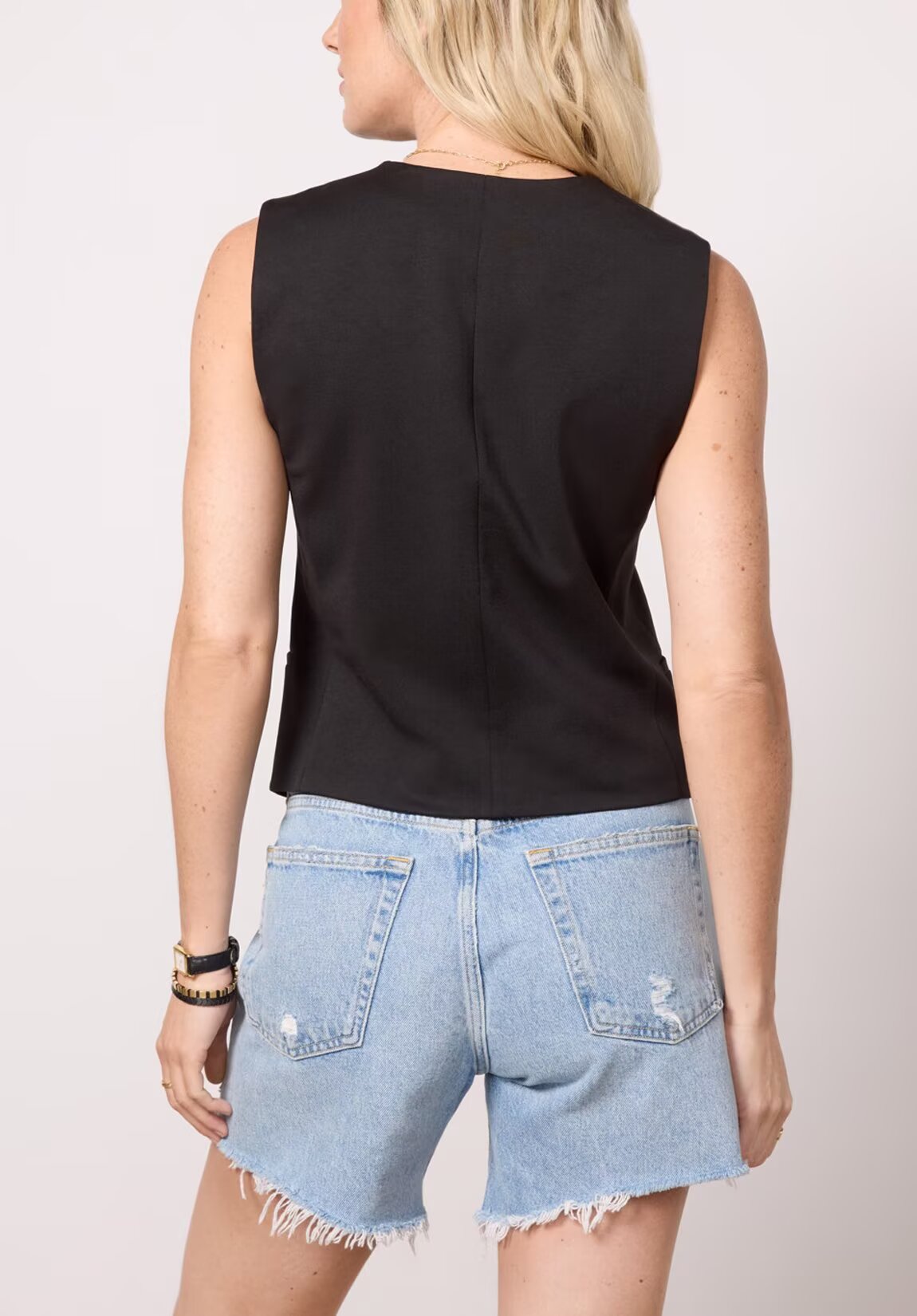 Women's blue vest