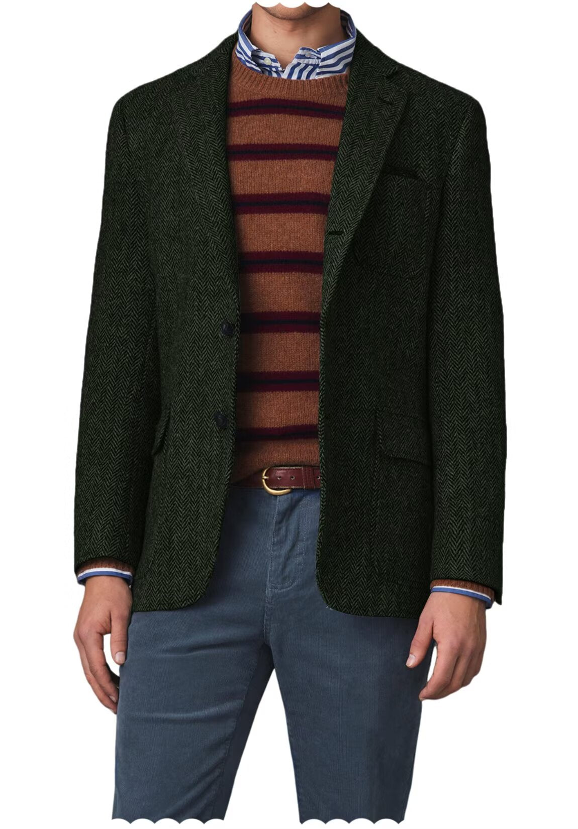 Men Tweed Jacket